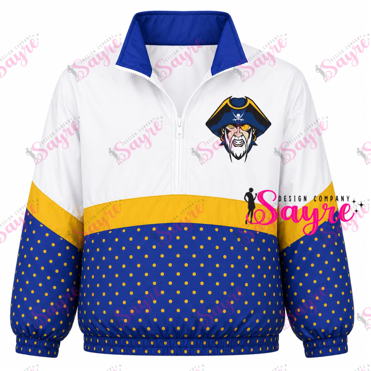 Customizable Mascot/Team On the Go Windbreaker ADULT