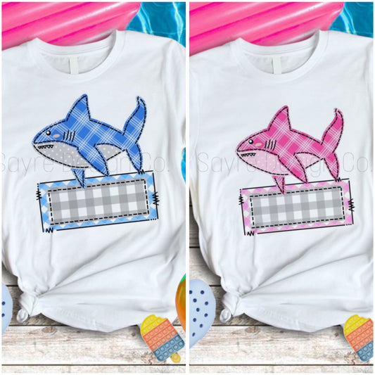 Custom Shark Name Baby-Youth Tee/Onesie