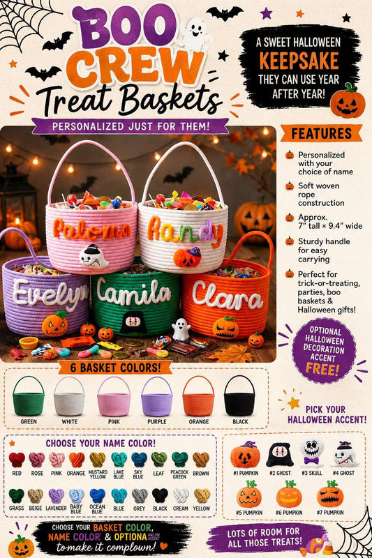 Boo Crew Treat Baskets- Closes 8/30