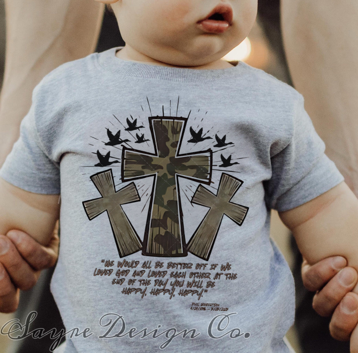 3 Crosses Tee- 2t-Youth
