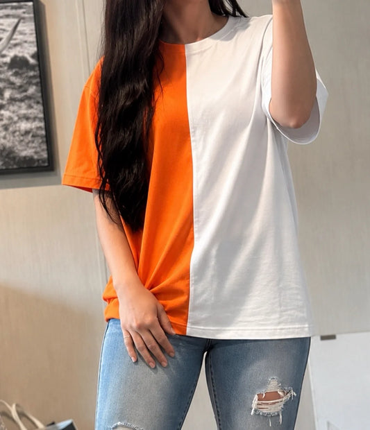 BLANK Split Color Tee Colors- YOUTH