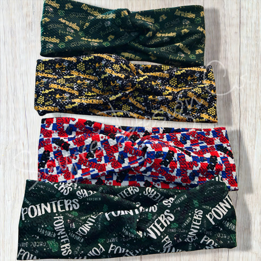 Alma, Van Buren, Mulberry, Mountainburg Spirit Teen/Adult Twist Headbands