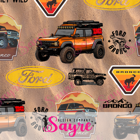 Sand Dune Bronco Seamless Digital File