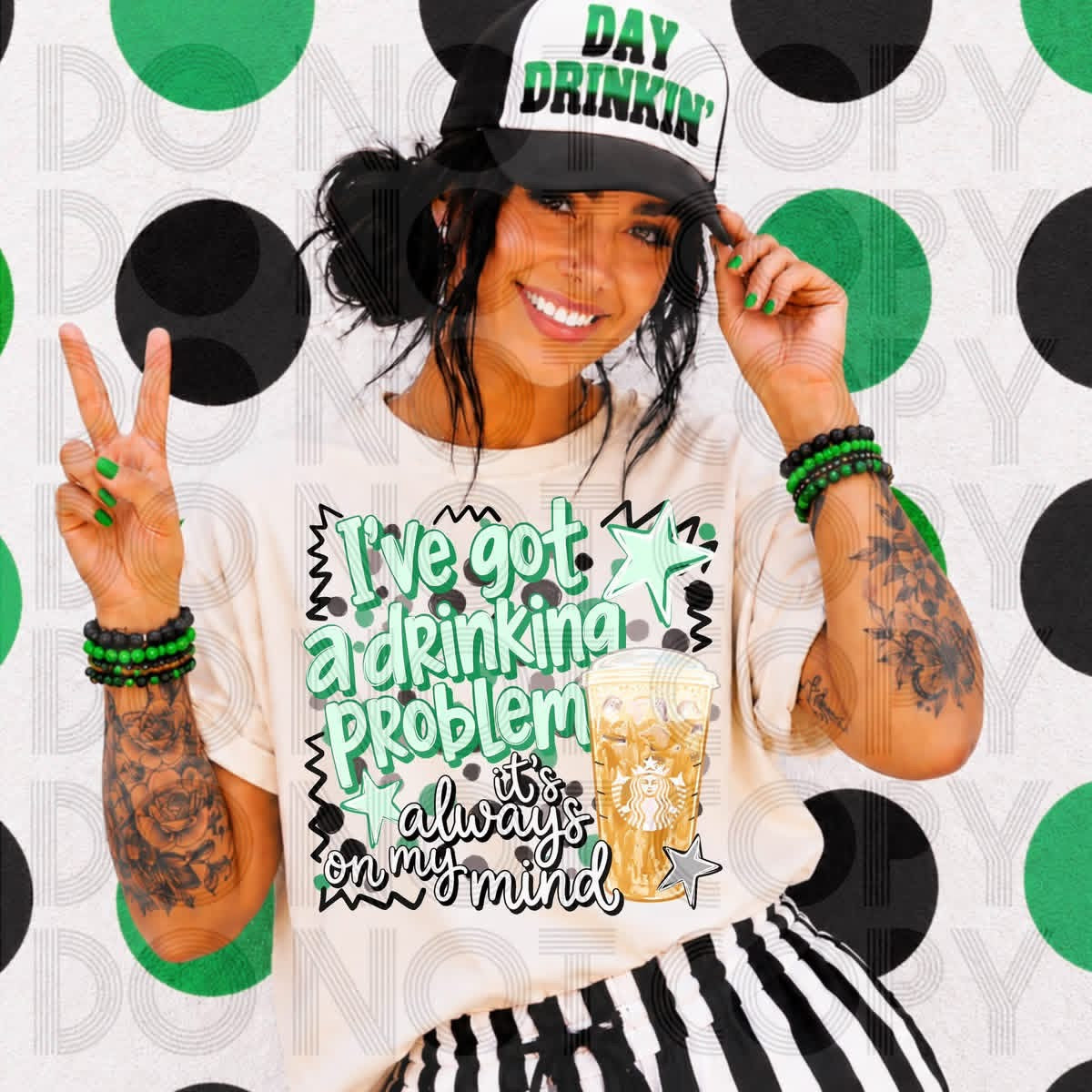 Always on My Mind Drink Tee/Crewneck (tons of options!)
