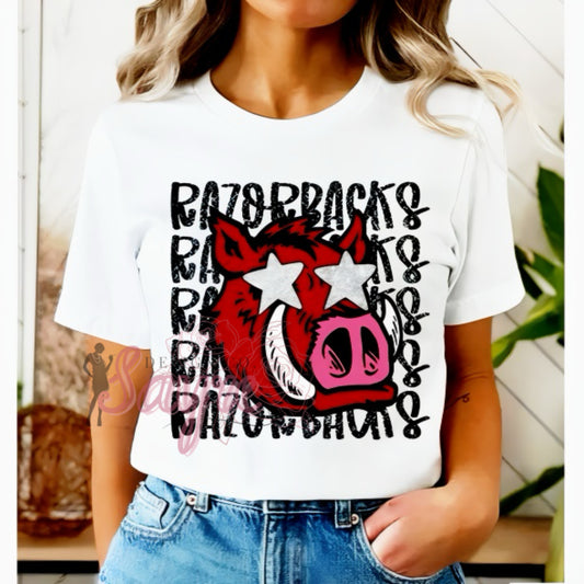Razorback Star Eyes Shirt/Long Sleeve/Crewneck/Hood
