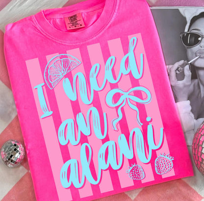 I need an Alani Striped Coquette Tee/Sweatshirt