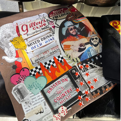 Raised on Country Vintage Collage Shirt/Long Sleeve/Crewneck/Hoodie