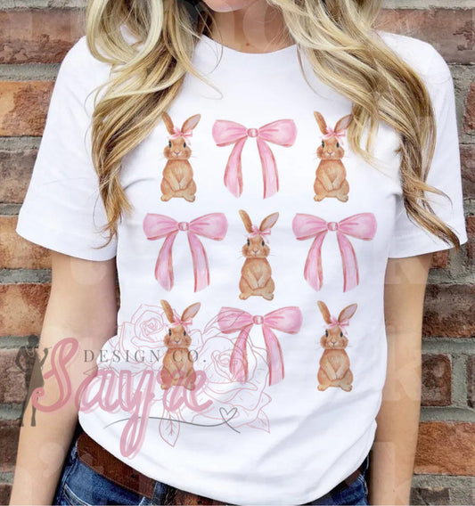 Bunny Coquette Bow Shirt/Sweatshirt
