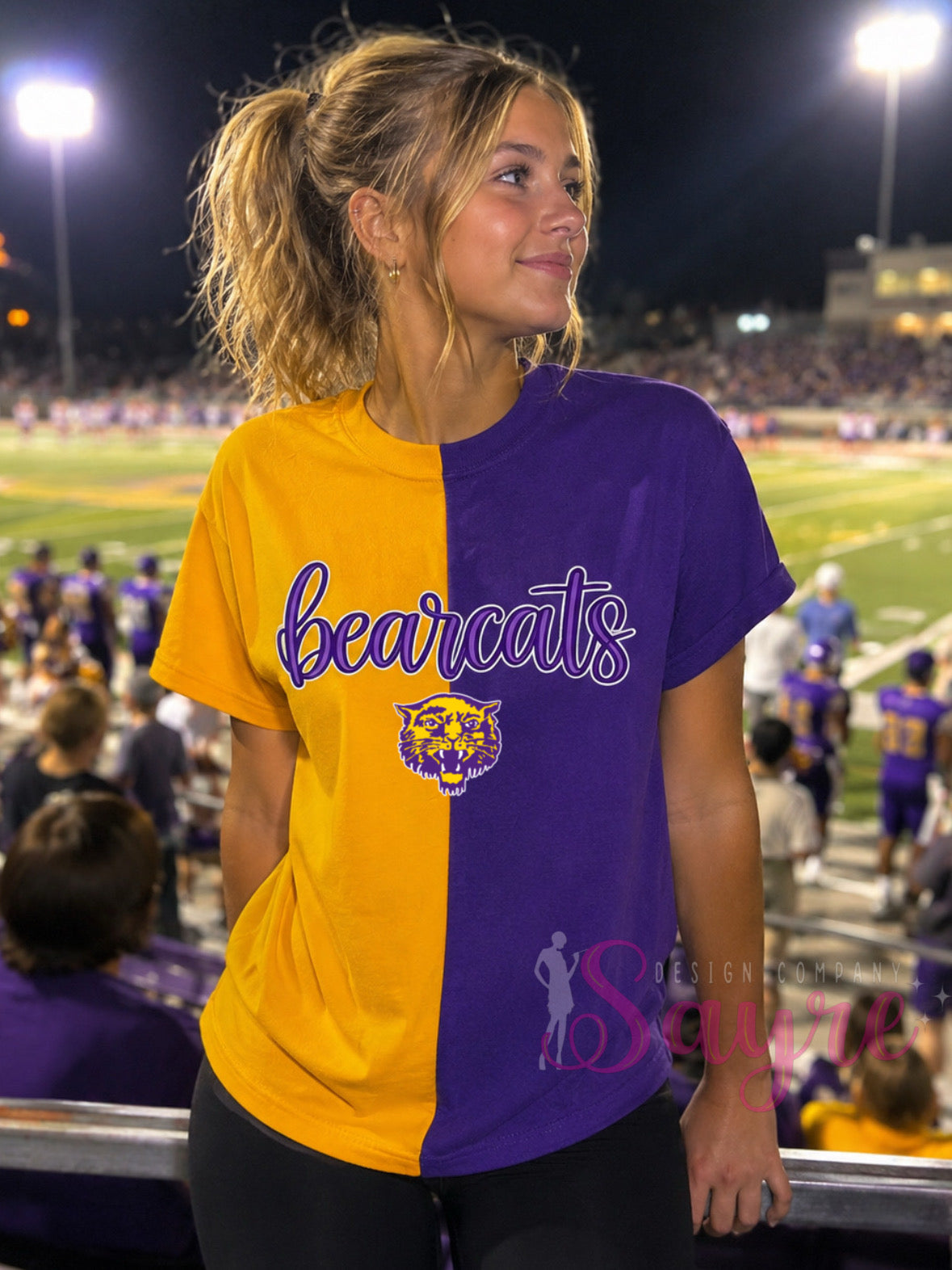 Spirit Split Color Tee Colors- ADULT