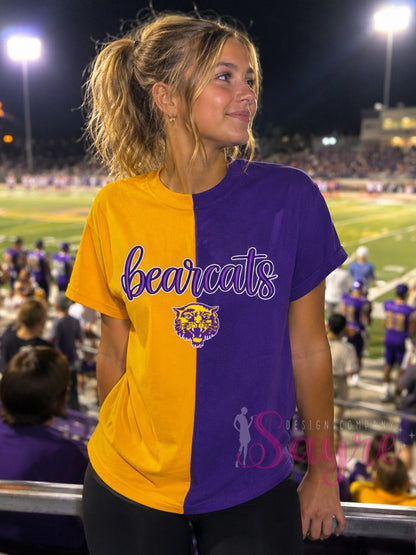 Spirit Split Color Tee Colors- ADULT
