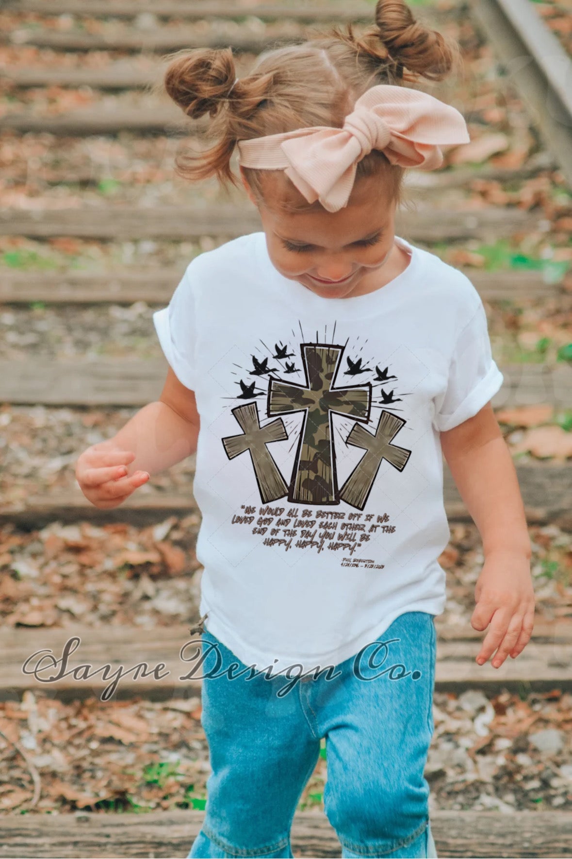 3 Crosses Tee- 2t-Youth