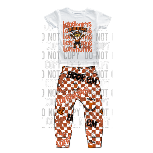 Texas Longhorn Jogger Set 0/3M-14/16