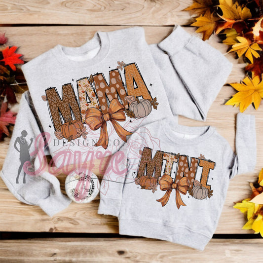 Mama/Mini Fall CREWNECKS