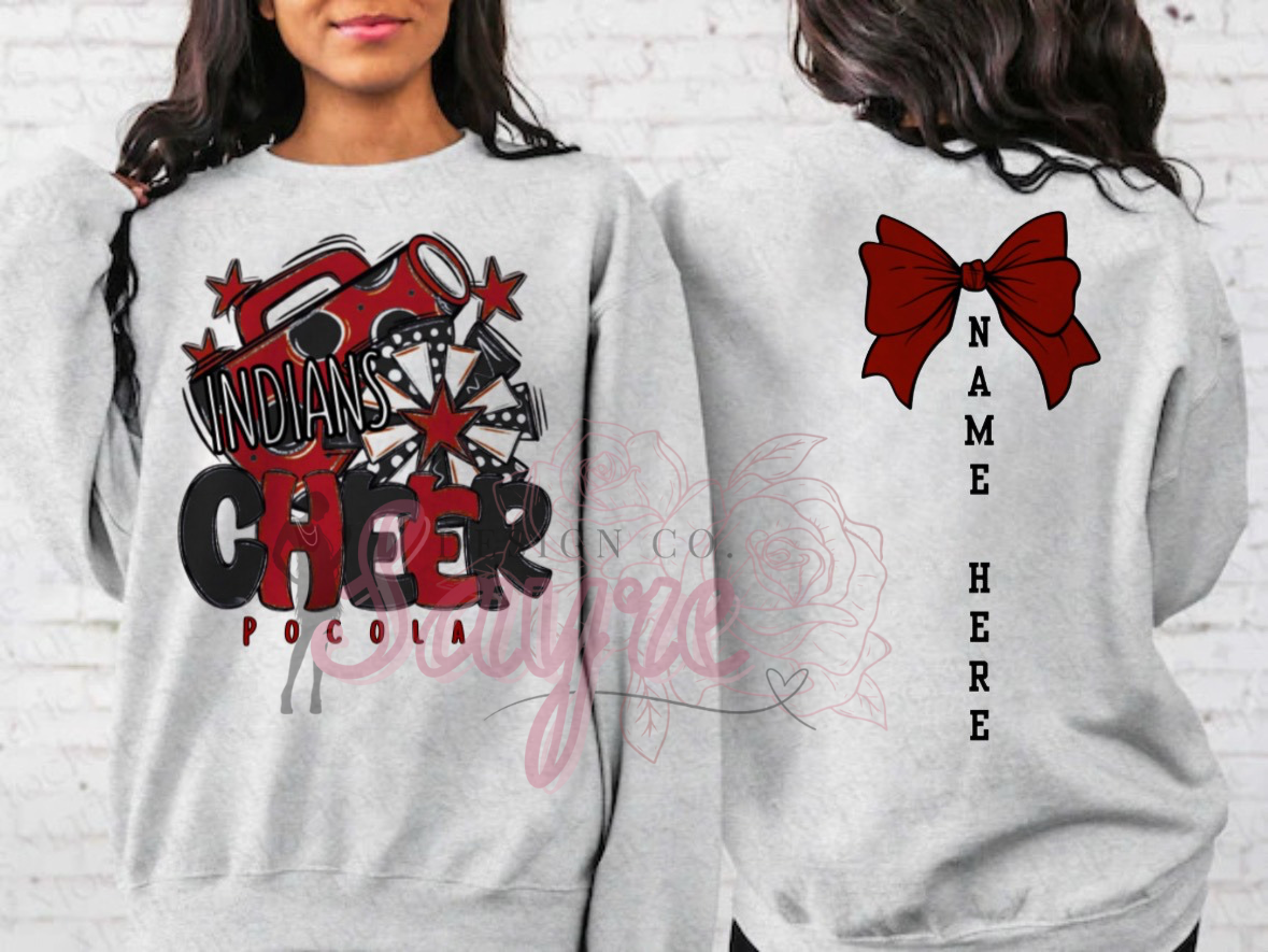 Customizable Team/Name Cheer Crewneck