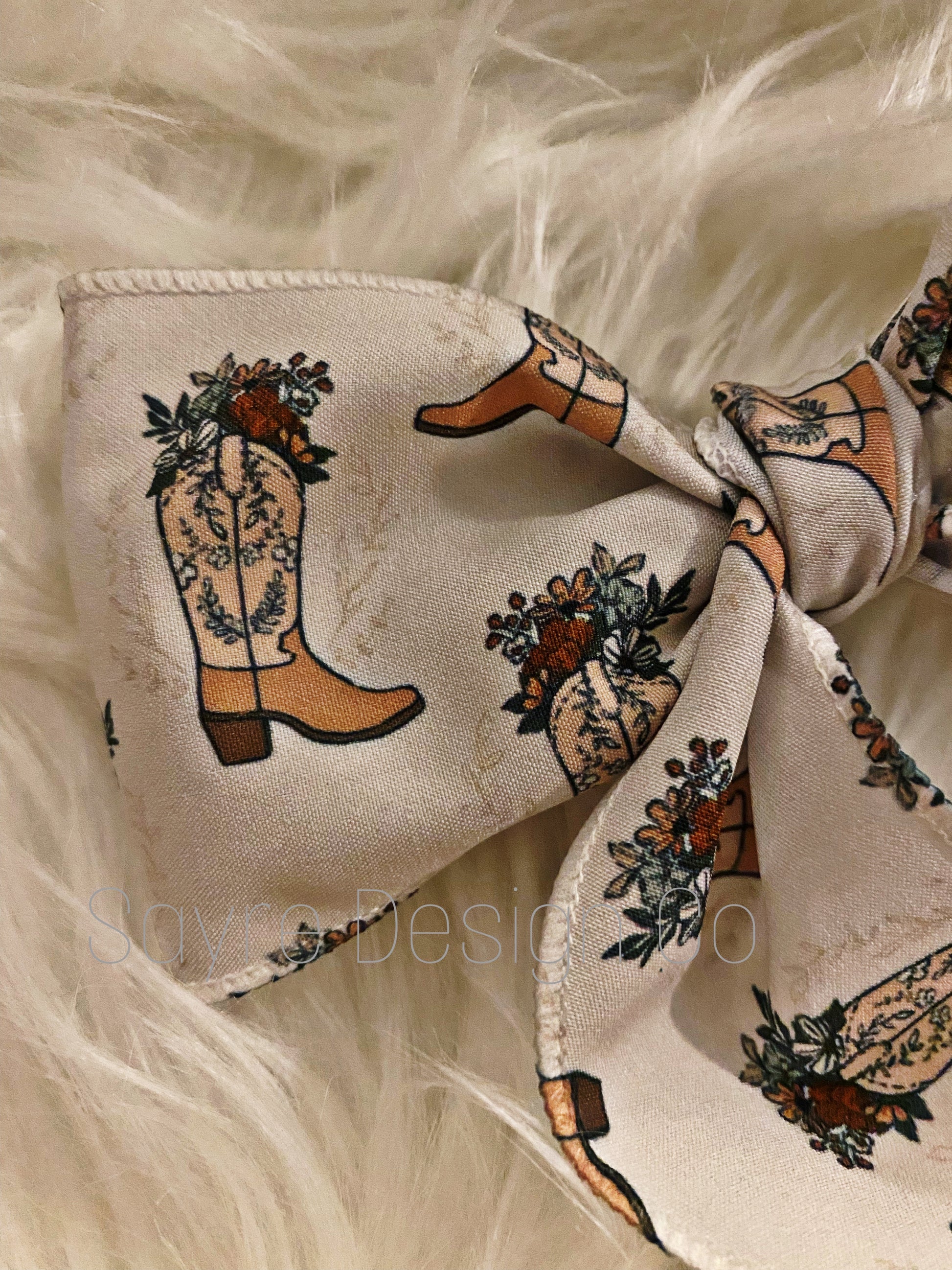 Those Boots bow Sayre Design Co.