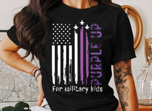Flag Purple Up Onesie/Shirt/Long Sleeve/Crewneck/Hoodie