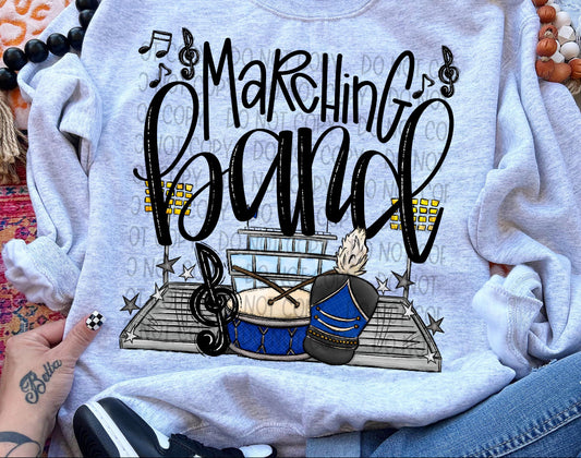 Customizable Color Marching Band Bleachers Shirt/Long Sleeve/Crewneck/Hoodie