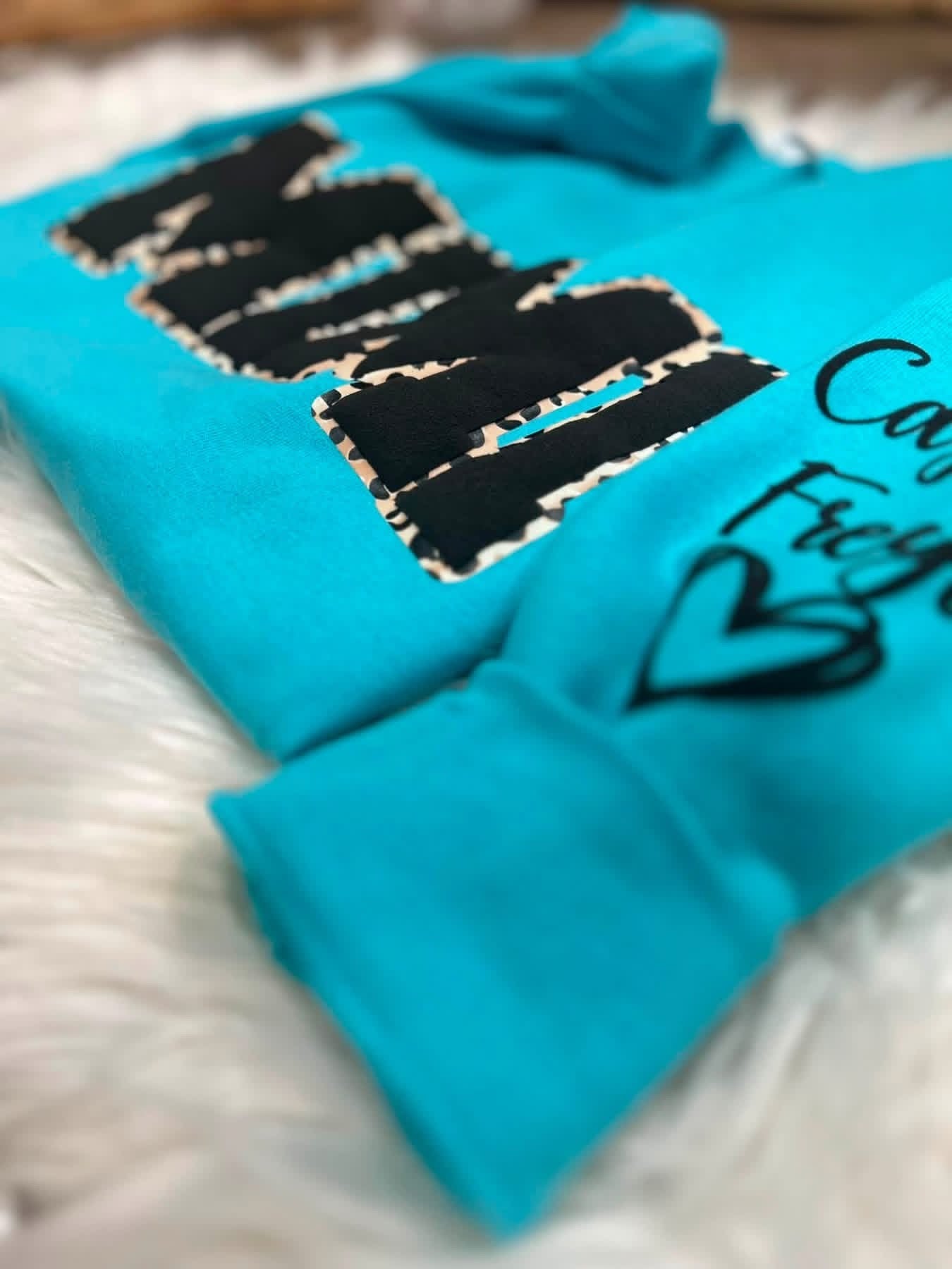 Puff Cow/Leopard Custom Title Long Sleeve/Crewneck- Closes 8/12!