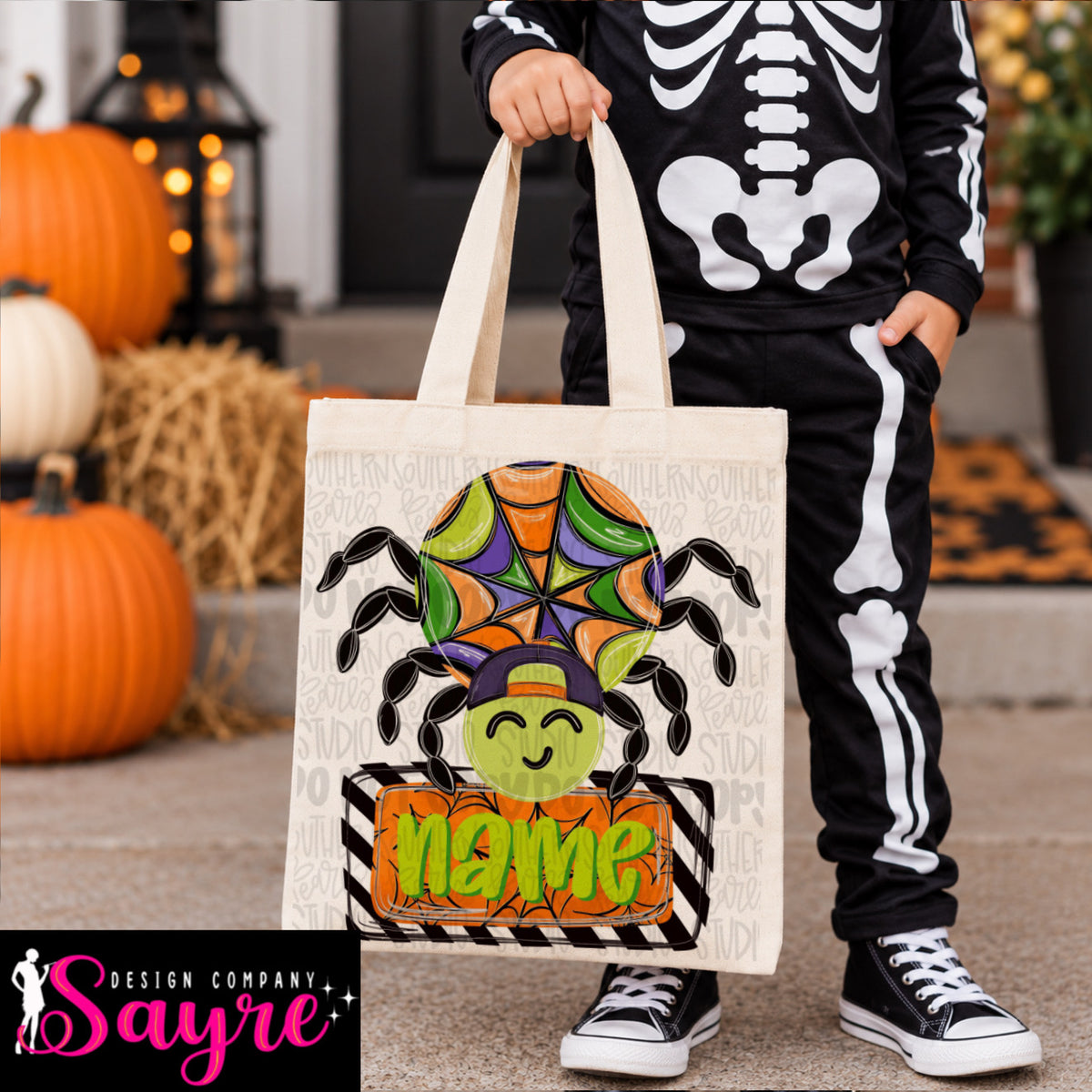 Custom Boy Spider Boo Bag- Closes 10/25!
