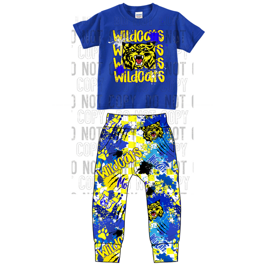 Moffett Wildcats Jogger Set 0/3M-14/16