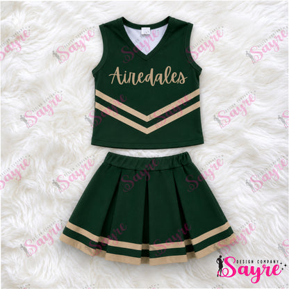 Customizable Striped Cheer Uniforms-Closes 6/28!