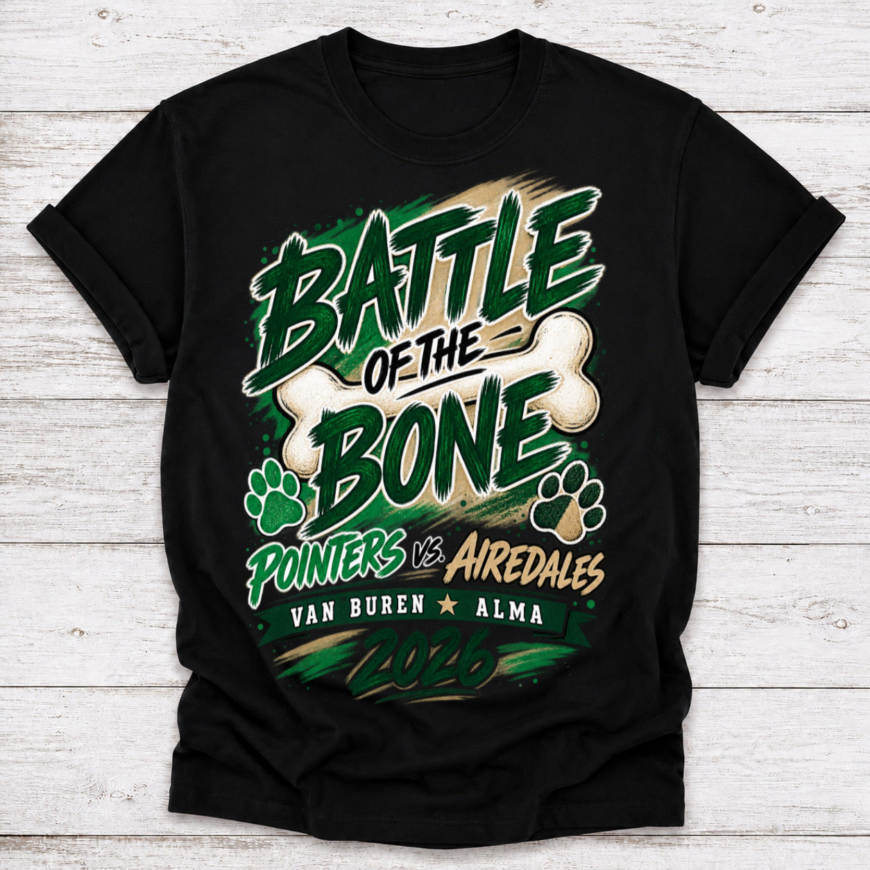 Battle of the Bone Game Tee