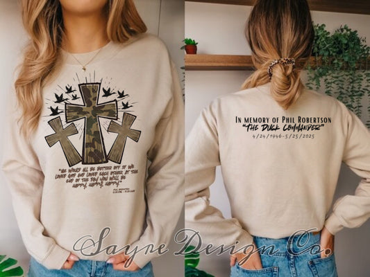 3 Crosses Loved Each Other Crewneck-Adult Unisex