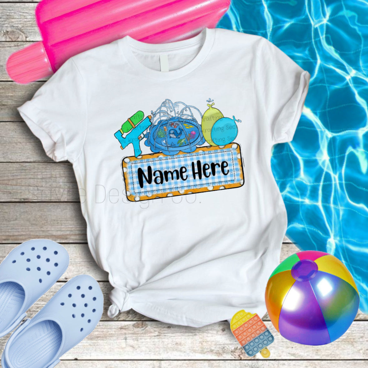 Custom Splash Pad Baby-Youth Tee/Onesie