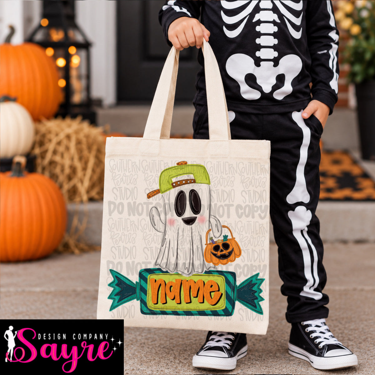 Custom Boy Candy Ghost Bag
