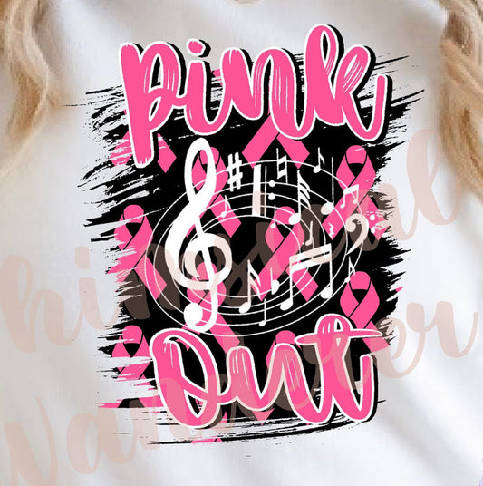 Marching Band Pink Out Tee/Sweatshirt/Hoodie