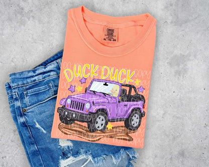 Duck Duck Purple Jeep Tee/Tank