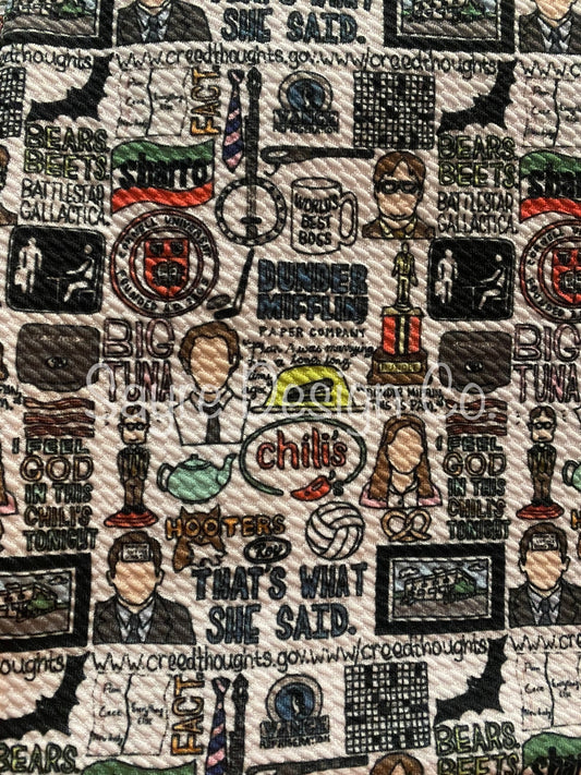 The Office- Bullet Fabric