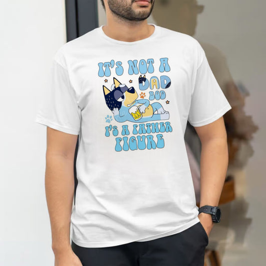 Blue Dog Dad-bod Tee