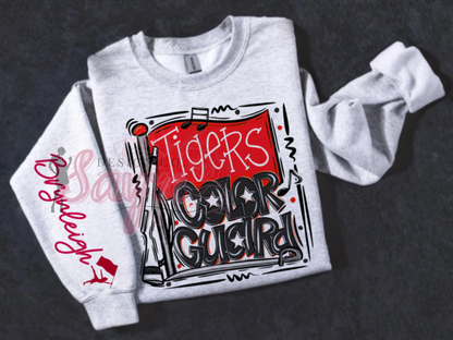 Customizable Team/Name Color Guard Crewneck
