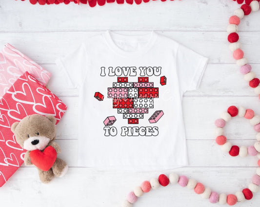 Love You to Pieces Short Sleeve- Toddler/Youth