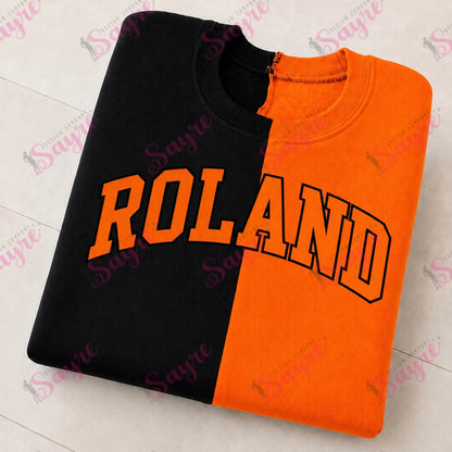 Spirit Split Color Crewneck-ADULT