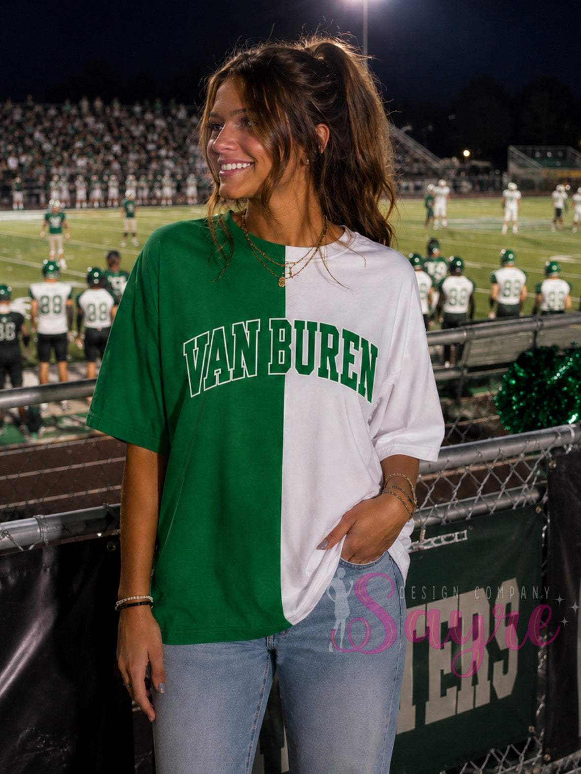 Spirit Split Color Tee Colors- YOUTH