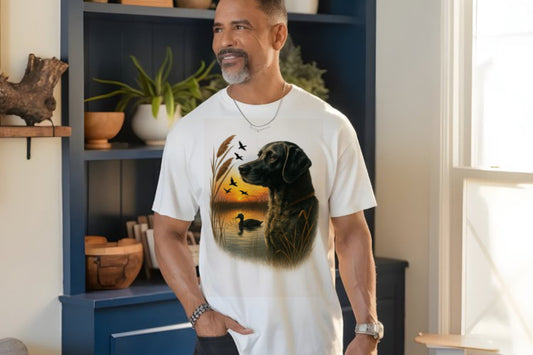Duck Hunting Dog Mural Tee