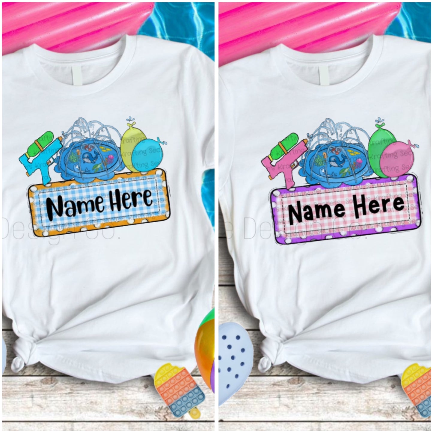 Custom Splash Pad Baby-Youth Tee/Onesie