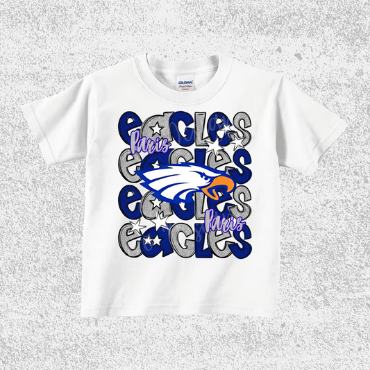 Paris Eagles Stacked Tee Youth