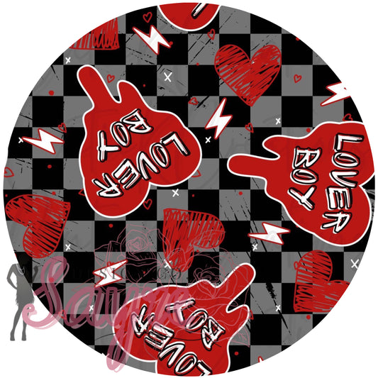 Splatter Paint Lover Boy 0/3M-Adult 4XL