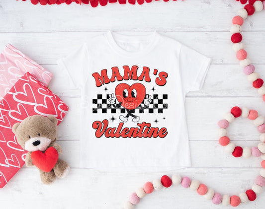 Mama’s Valentine Retro Short Sleeve- Toddler/Youth