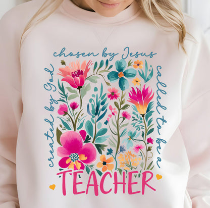 Teacher Created by God Tee/Sweatshirt