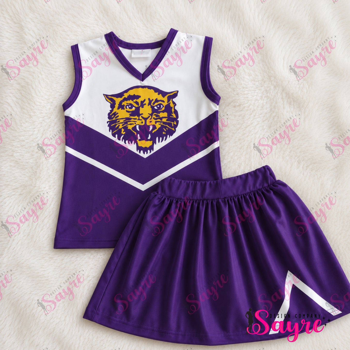 Customizable V Cheer Uniforms