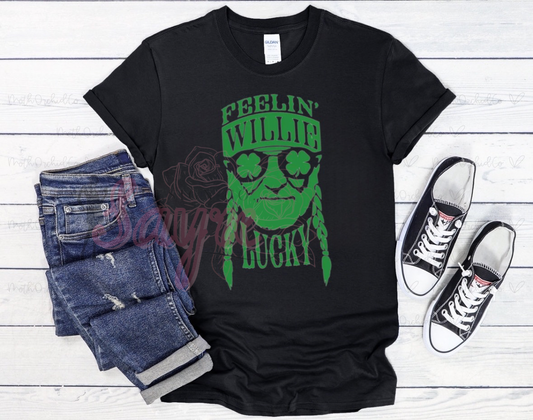 Feelin’ Willie Lucky Adult T-Shirt/Crewneck