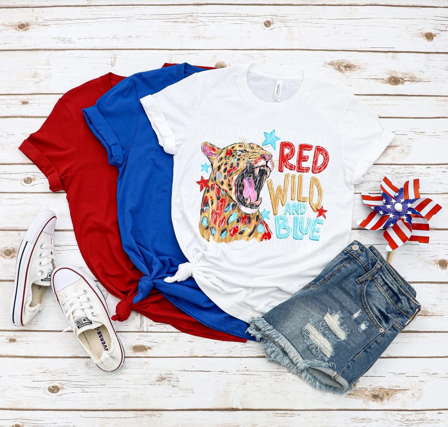 Red, Wild & Blue Shirt/Tank