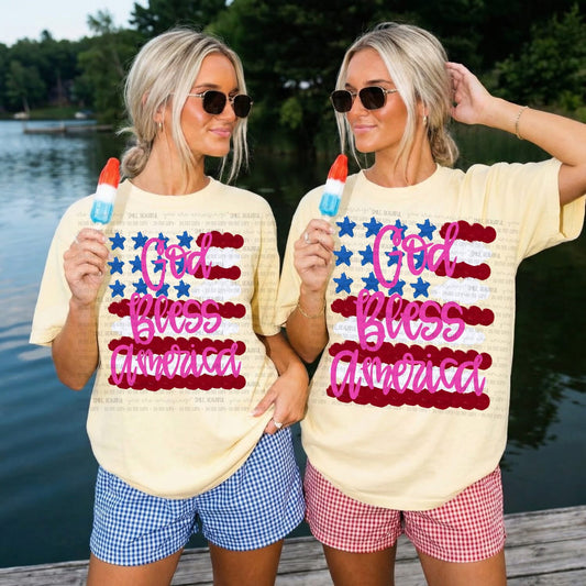 God Bless America Flag Shirt/Tank