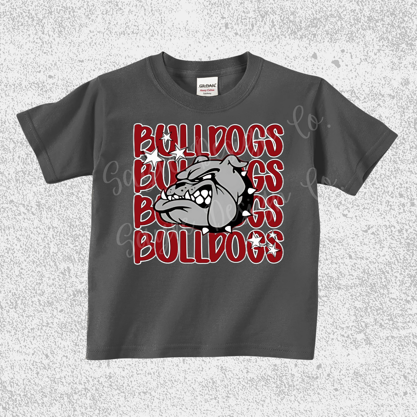 Spiro Bulldogs Stack Tee Adult