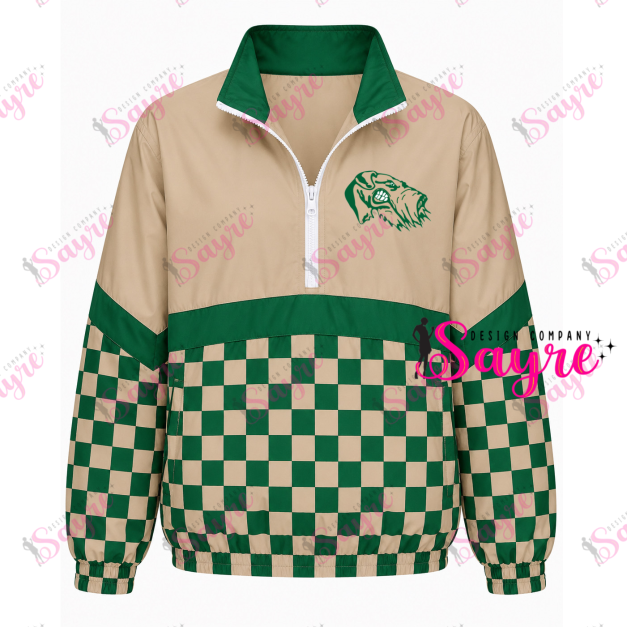 Customizable Mascot/Team On the Go Windbreaker ADULT