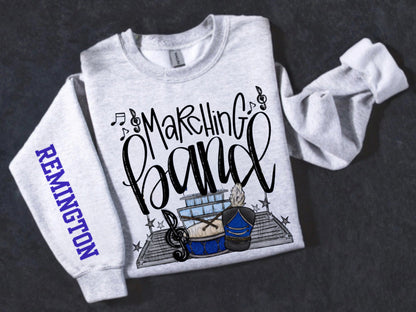 Customizable Team/Name Marching Band Crewneck